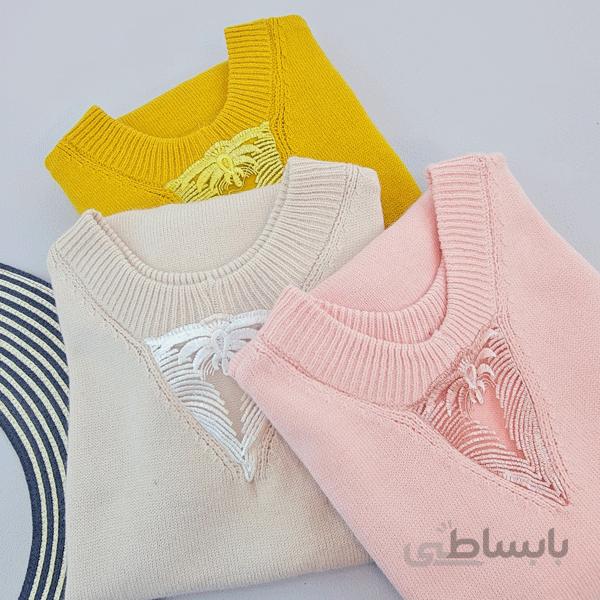 تاپ بافت بلند گیپور دار