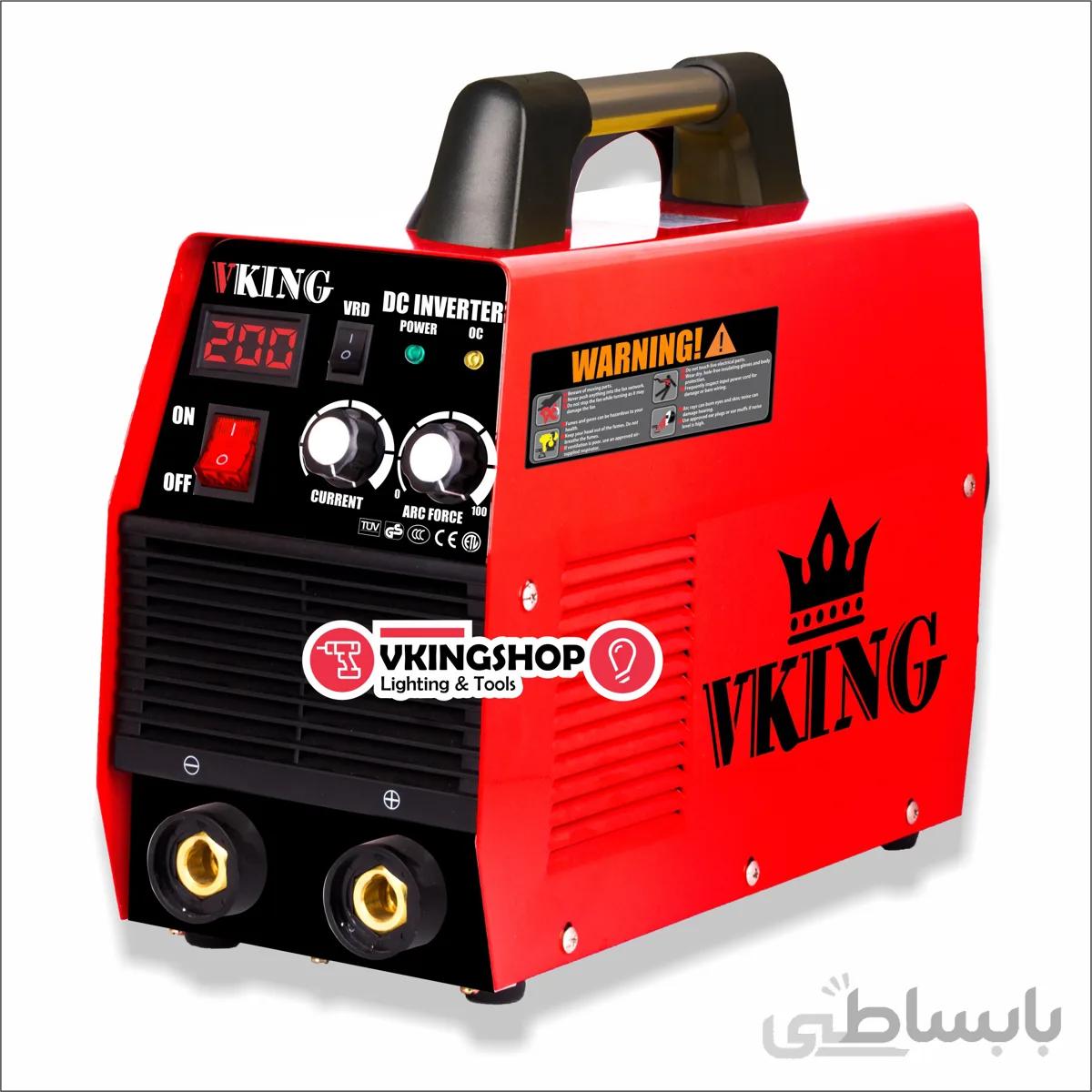 دستگاه جوش اینورتر 200 آمپر ویکینگ (IGBT)