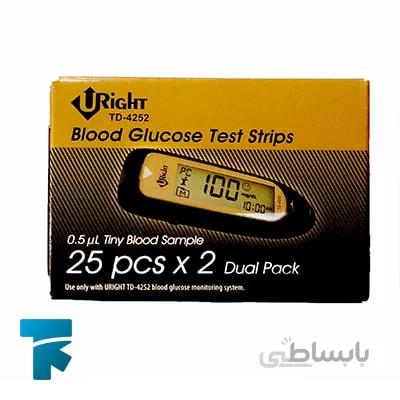 نوار تست قند خون U Right مدل TD-4252
