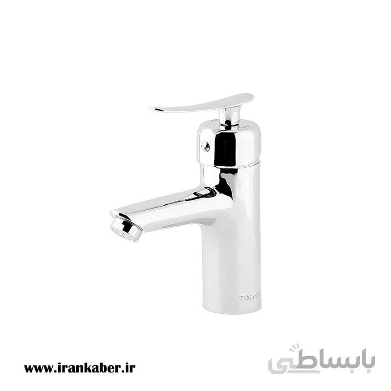 شیر روشویی کروم مدل تنسو برند تیرگان