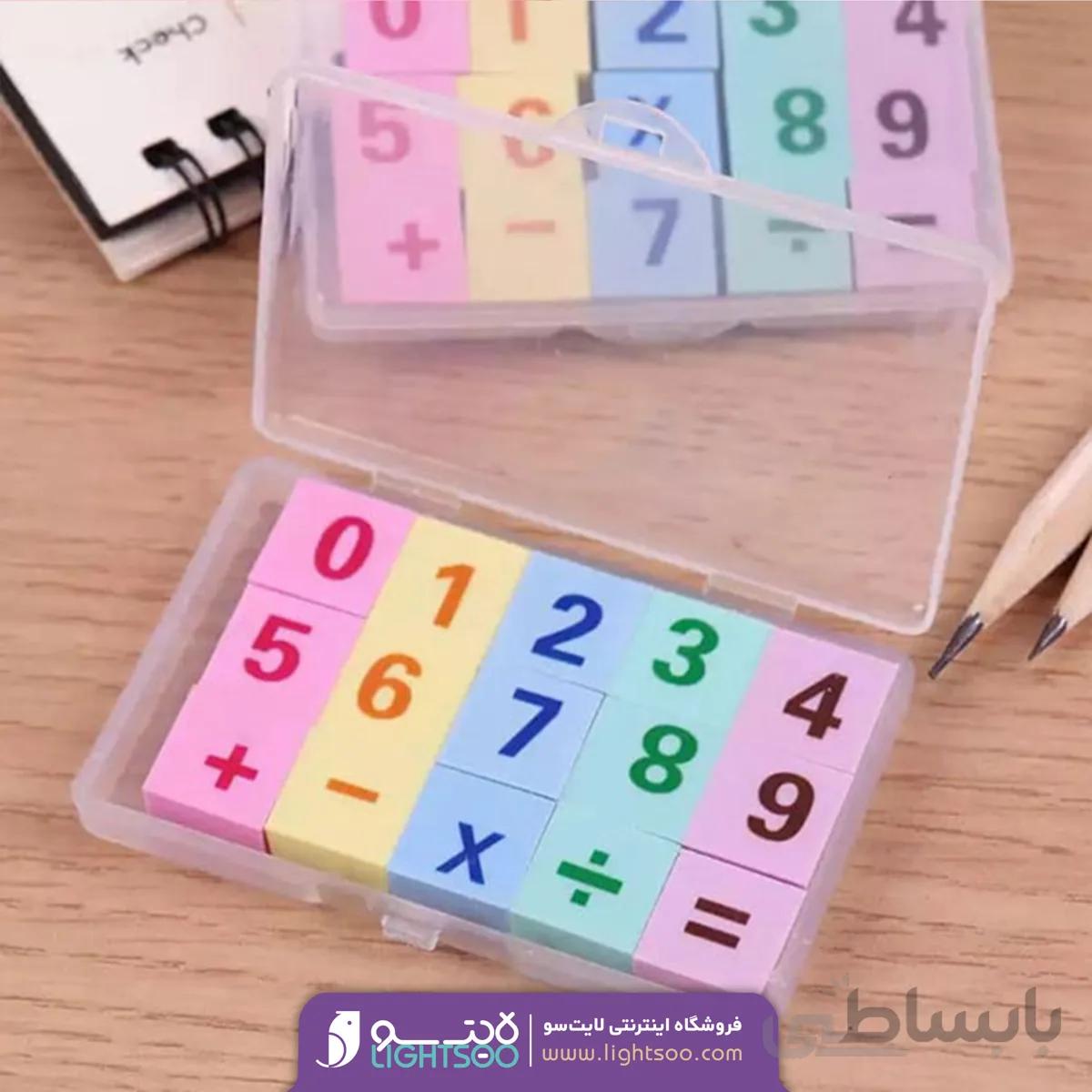 ست۱۵ عددی پاکن اعداد انگلیسی