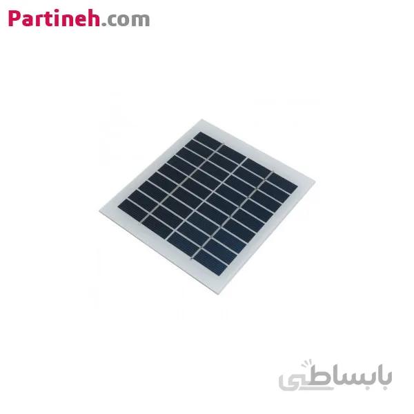 سلول خورشیدی 9 ولت 220 میلی آمپر سایز 135*125 میلیمتر ا 9V 220mA MINI Solar Panel