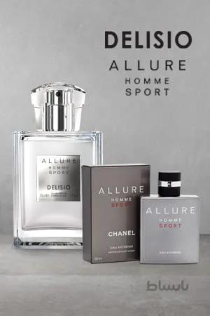 ادو پرفیوم مردانه دلیسیو Delisio مدل ALLURE HOMME SPORT