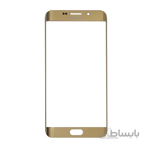 گلس تعمیراتی سامسونگ SAMSUNG S6 EDGE PLUS / G928 اورجینال طلایی سرمه ای