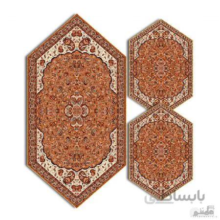 سری سه تکه ترمه طرح شاه عباسی کد 805
