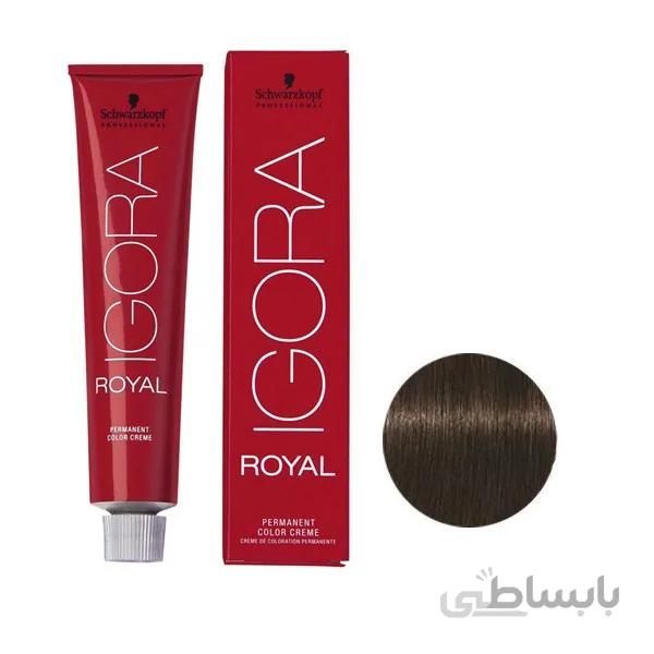رنگ مو ایگورا (igora) قهوه ای روشن طبیعی شماره 5.0