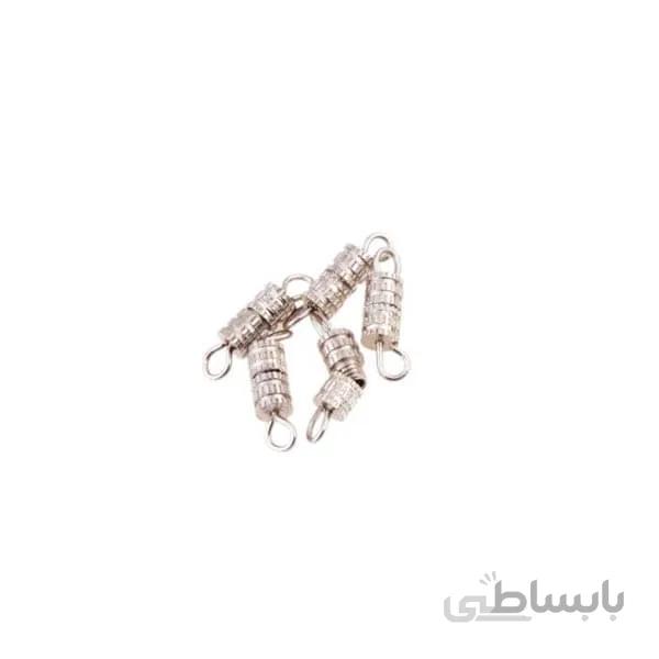 قفل پیچی نقره ای 15mm