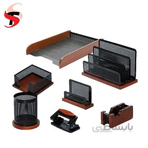 ست رومیزی چوب توری 7 تیکه