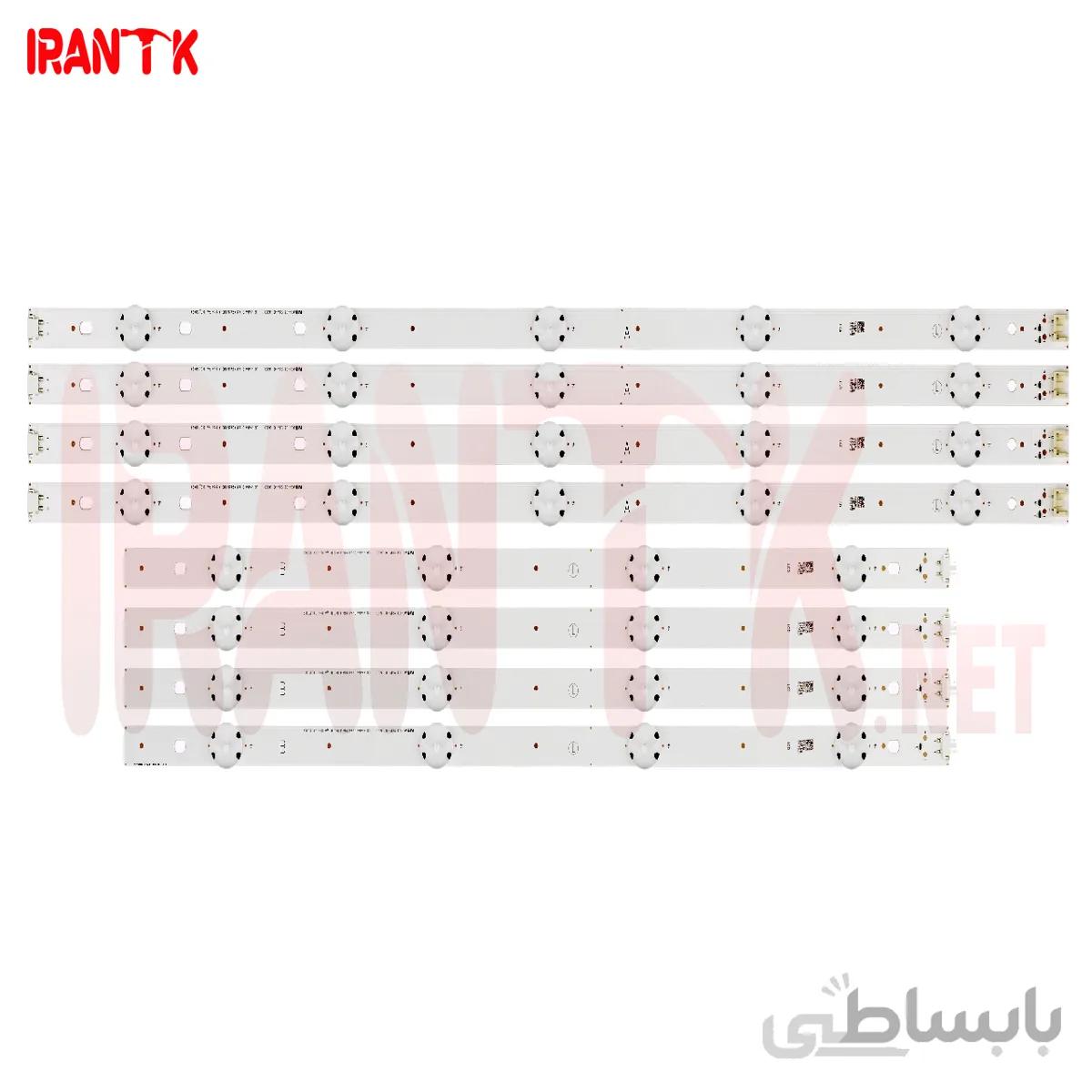 بک لایت 49 اینچ مدل 49UF6400 و 49UH603 هر خط 9 لامپ 9LED