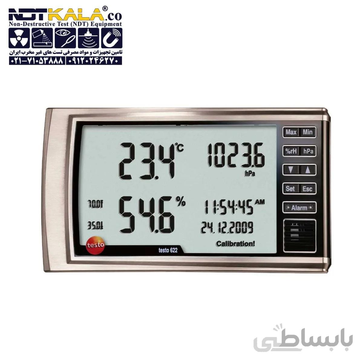 دما رطوبت و فشار سنج محیطی تستو testo 622 ا Testo 622 Thermo hygrometer and barometer