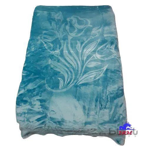 پتو نرمینه مدل نگین آبی