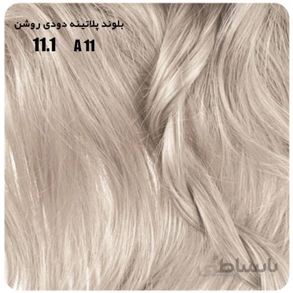 رنگ مو بیول بلوند پلاتینه دودی روشن شماره 11.1