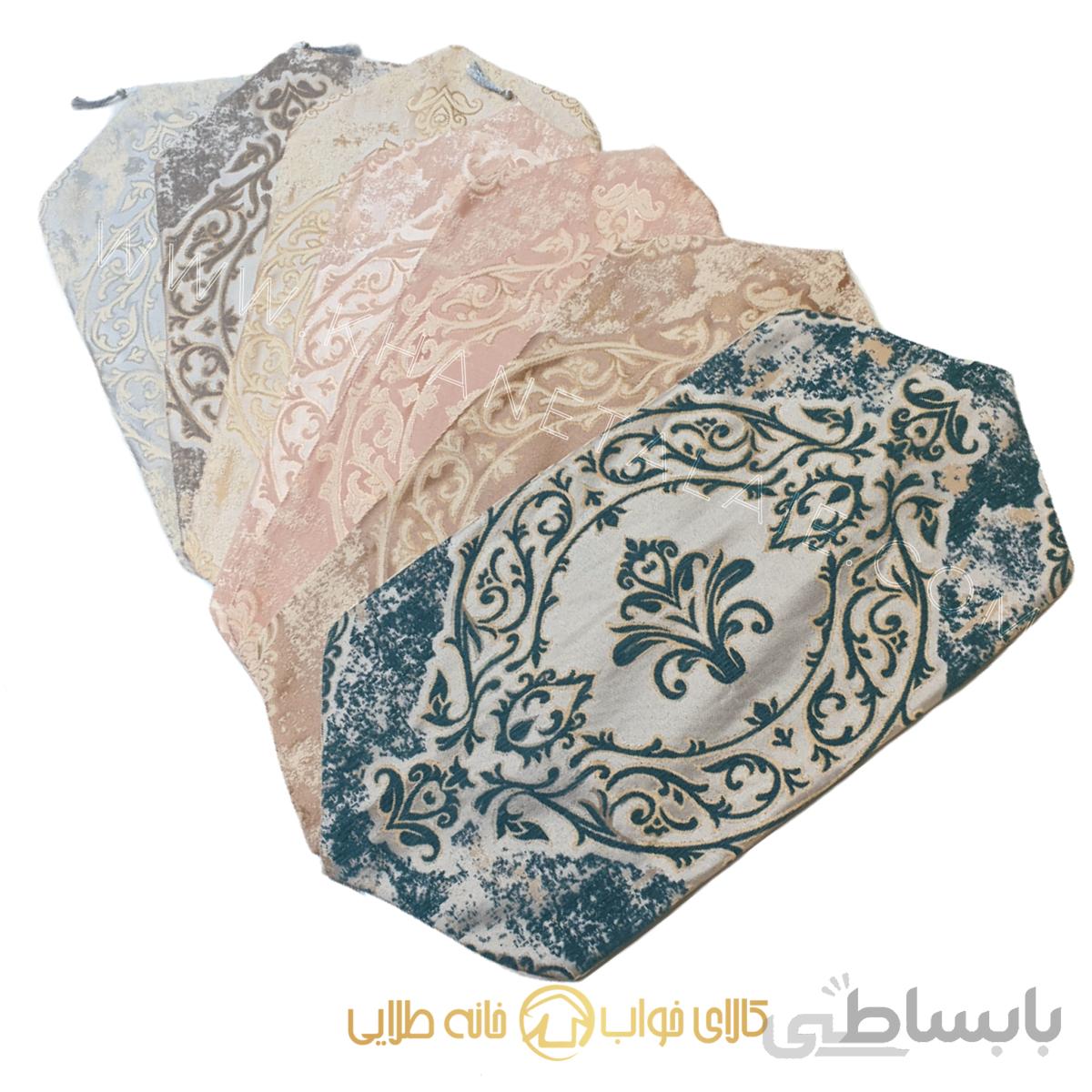 رومیزی ۳تکه مخمل لرد هوم طرح کالیفرنیا