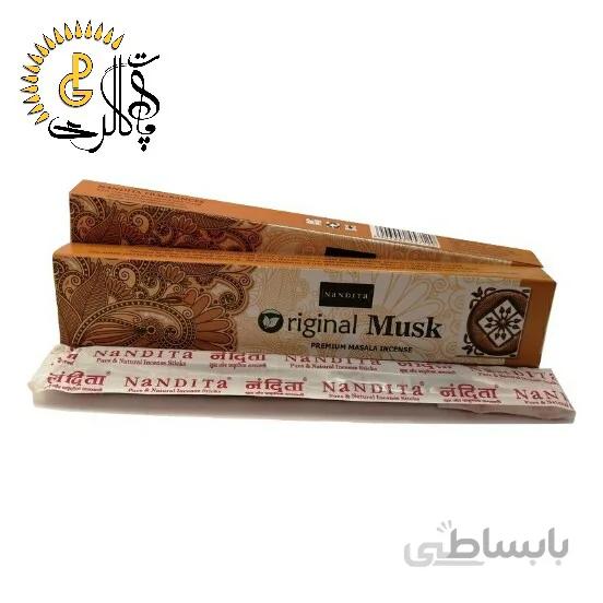 عود دست ساز هندی Original Musk کد 1126