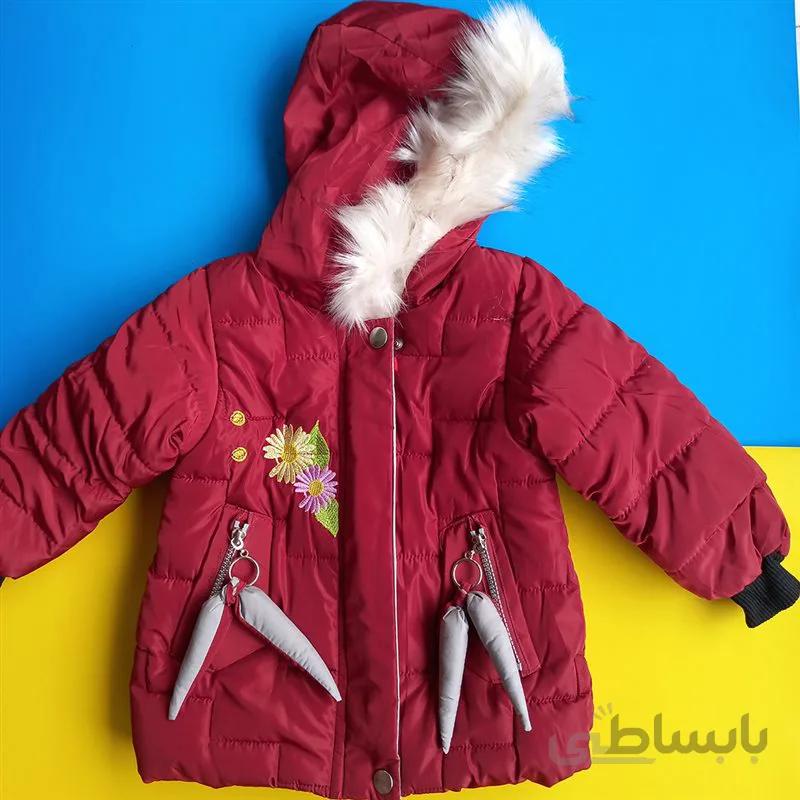 کاپشن بچگانه دخترانه مدل ْگل سایز 45 و 50 کد 408