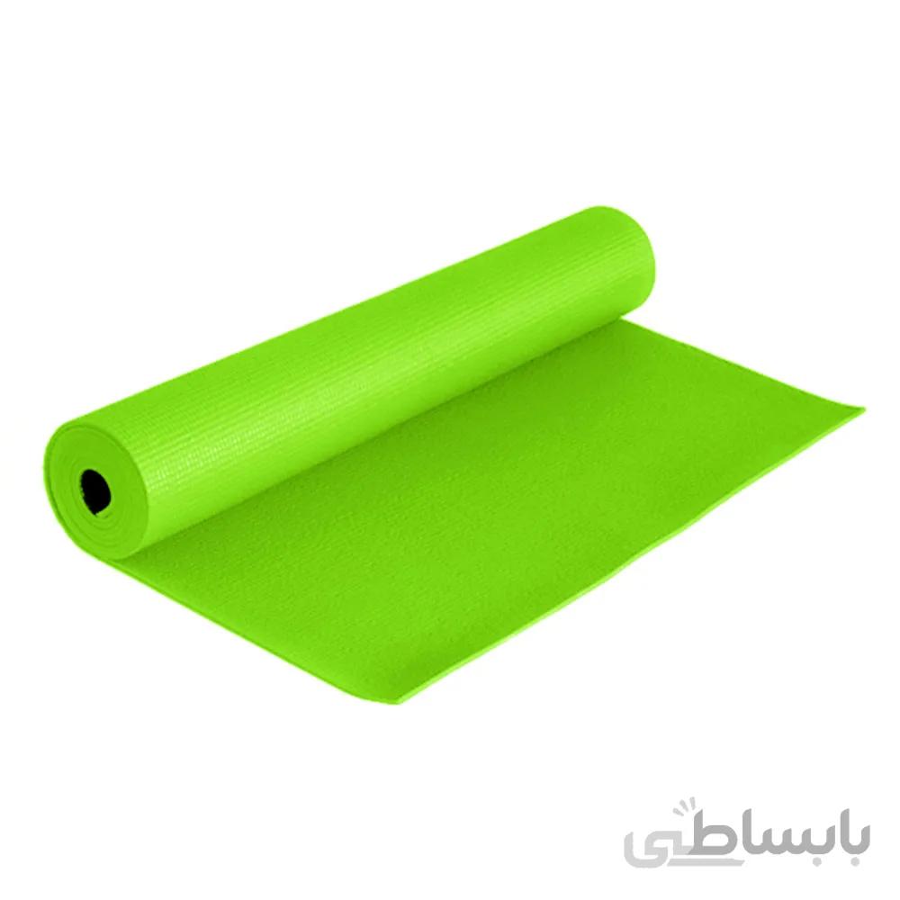 مت یوگا و پیلاتس (PVC) 8 میل : سبز + کاور رایگان