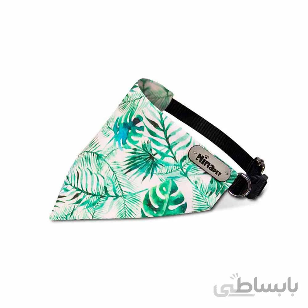 قلاده دستمال گردن گربه نیناپت مدل هاوایی ا Ninapet Collar & Scarf For Cats Hawai Model