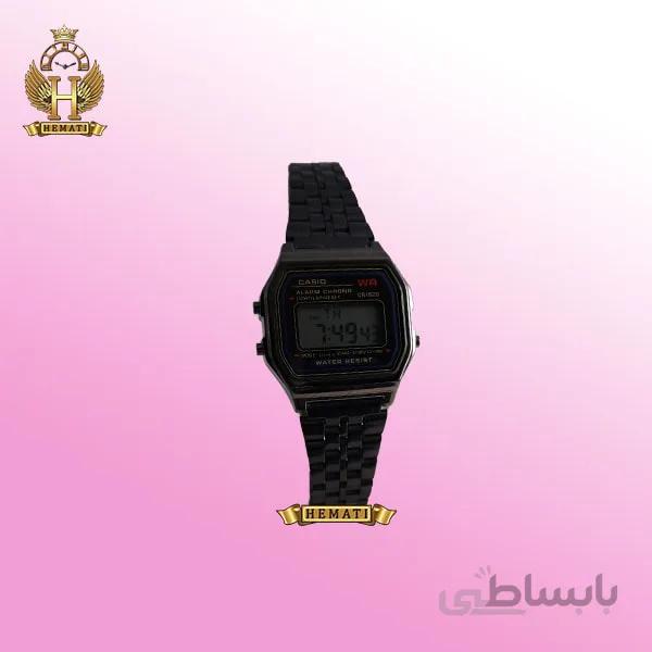 ساعت زنانه کاسیو نوستالژی CASIO A159WA-1 مشکی