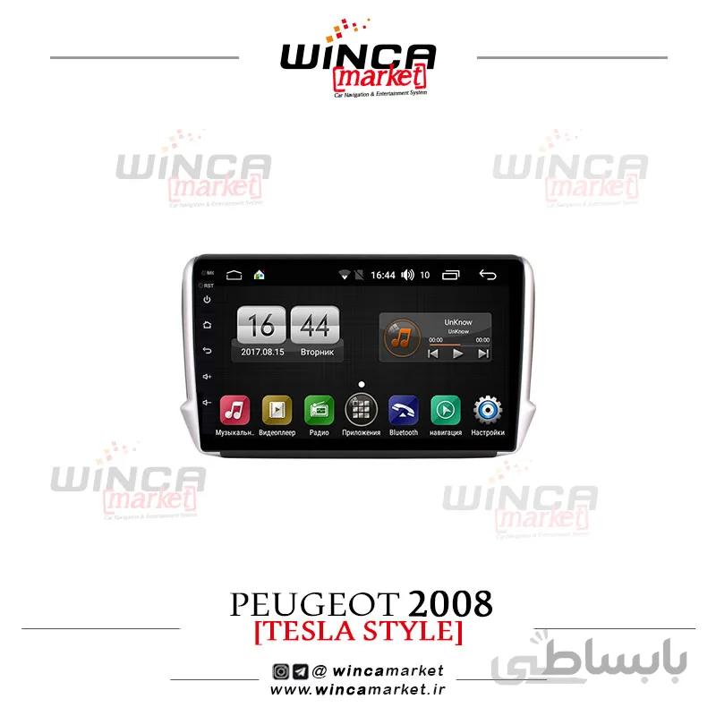 مانیتور فابریک اندروید پژو ۲۰۰۸ وینکا سری s170 پلاس TL855