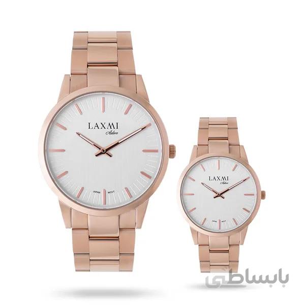 ساعت مچی زنانه و مردانه برند لاکسمی مدل LAXMI 8122-1