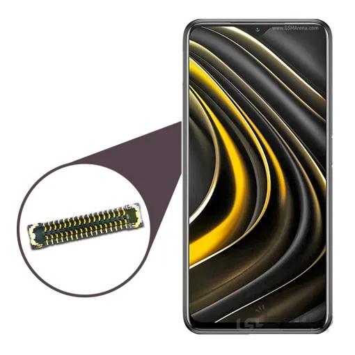 کانکتور LCD مناسب برای گوشی موبایل Xiaomi Poco M3 ا کانکتور السیدی مناسب برای گوشی شیائومی Poco M3
