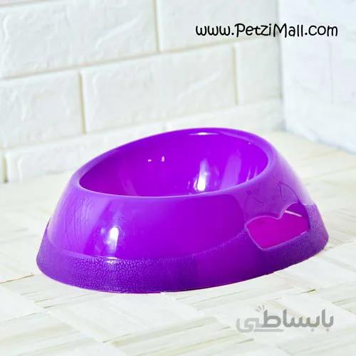ظرف غذا سگ پلاستیکی سایز متوسط جنس PP5 قطر ۱۷-۱۹ CM کد ۲۳۵