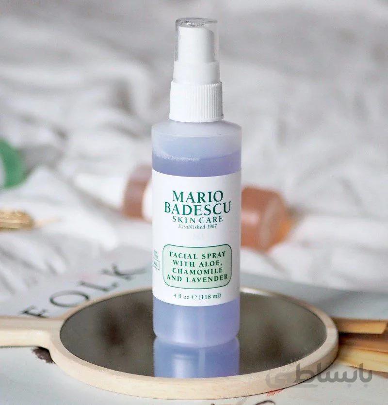 اسپری آبرسان صورت آلوئه ورا و لاوندر ماریو بدسکو حجم ۱۱۸ میل ا Mario Badescu Skin Care Facial Spray with Aloe Chamomile and Lavender
