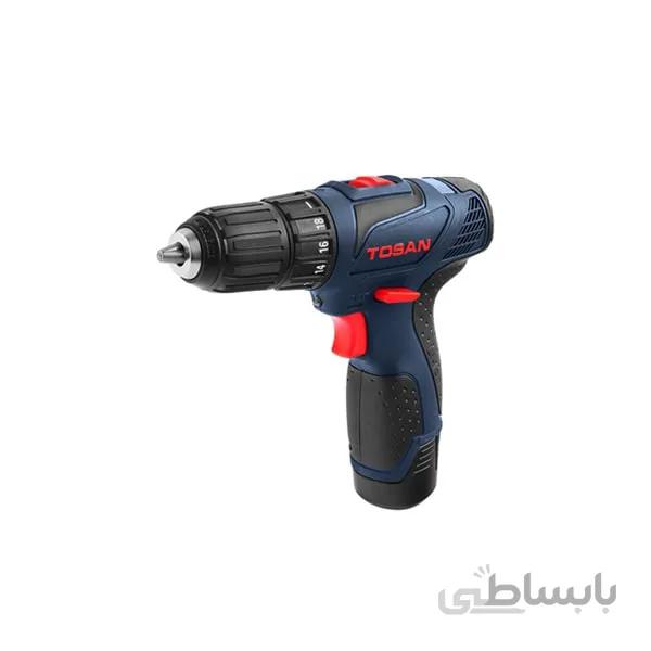 دریل پیچ گوشتی دو دور شارژی 12 ولتی توسن پلاس مدل 9012SC ا PLUS 9012SC 12-Volt Cordless Drill Driver
