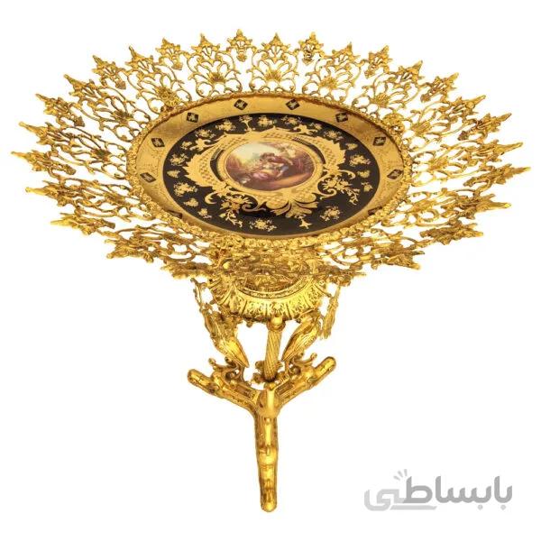 میوه خوری کنار سالنی برنزی طرح سیمرغ کد ۵۰۰