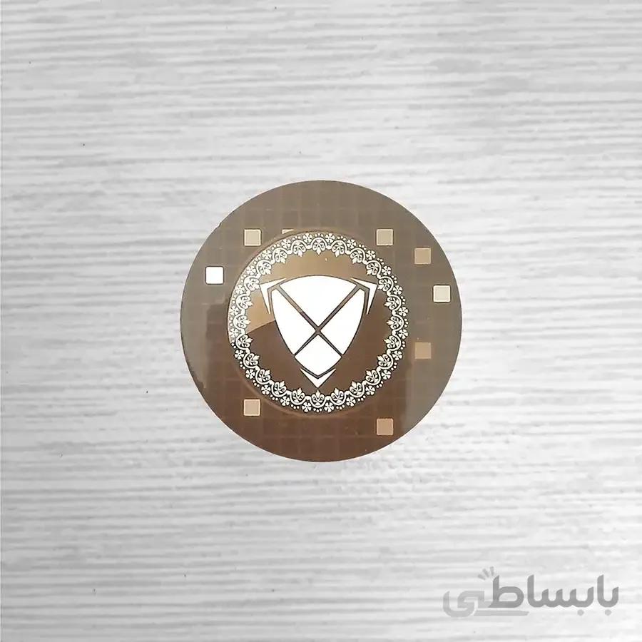 کارت ویزیت لمینت براق دایره