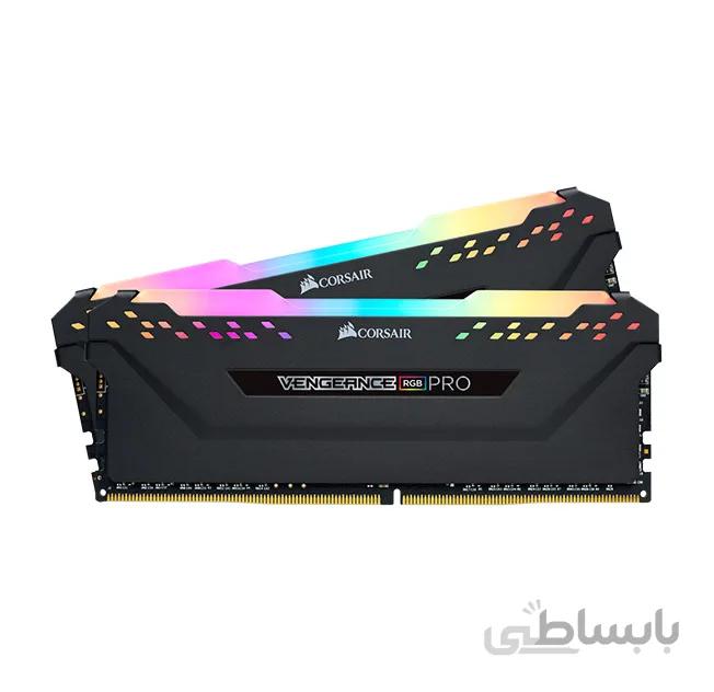 رم دسکتاپ DDR4 کورسیر مدل Vengeance RGB PRO 3600MHz ظرفیت 32 گیگابایت