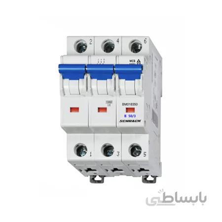 کلید مینیاتوری شراک – سه پل 50 آمپر تیپ B