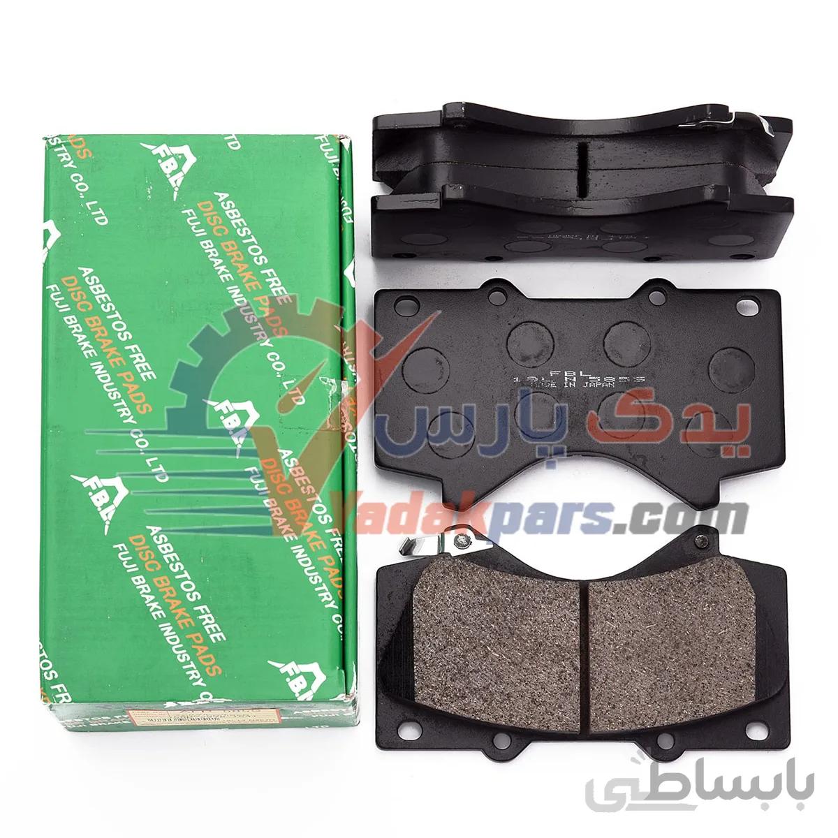 لنت جلو تویوتا لندکروز ۲۰۱۰ برند FBL ژاپن ا FBL Brake Pads AFP-585S FUJI JAPAN