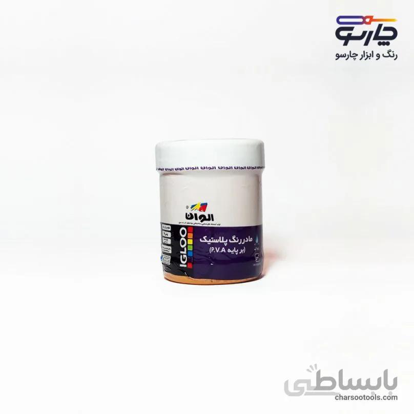 مایه رنگ زرد اخرا پلاستیک 400gr کد831