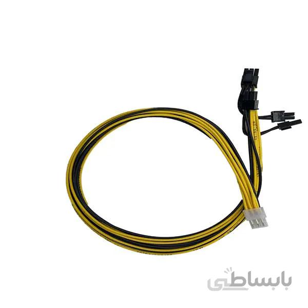 کابل برق کارت گرافیک 6 پین به 8 پین مدل 5G طول 0.5 متر