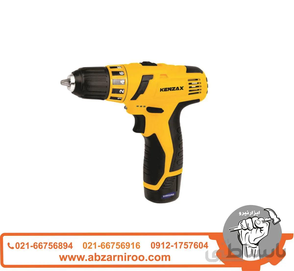 دریل شارژی کنزاکس لیتیوم 14.4 ولت مدل KCD-114