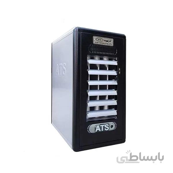 هیتر فروشگاهی آذر تهویه مدل A618 ا هیتر گازی فروشگاهی A618 شرکت آذرتهویه همراه با فن دمنده، مناسب برای فضای 100-300 متر مکعب