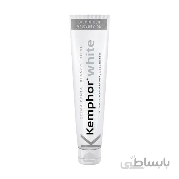 خمیر دندان سفید کننده کمفور مدل Kemphor White