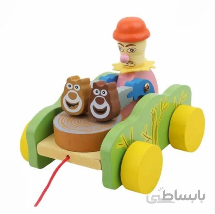 دلقک طبل زن چوبی
