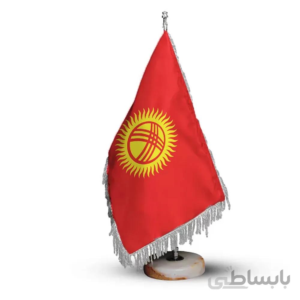 پرچم تشریفات و رومیزی کشور قرقیزستان کد P330