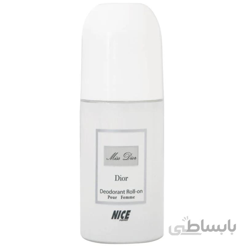 رول دئودورانت زنانه نایس مدل میس دیور حجم 60 میل ا Nice Miss Dior Deodorant Roll For Women 60 ml