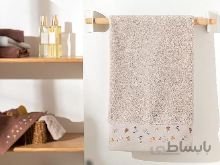 حوله صورت انگلیش هوم طرح Floral سایز ۵۰×۸۰ سانتی متر
