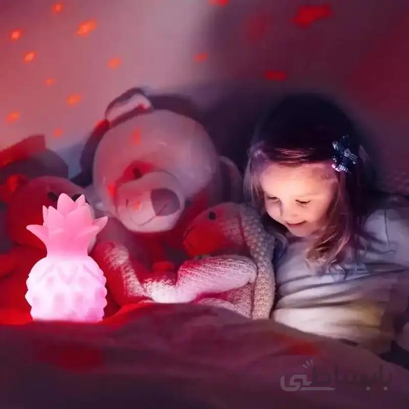 چراغ خواب کودک طرح آناناس مدل PL3