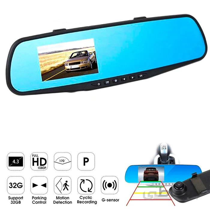 آینه مانیتور دار و دوربین دنده عقب خودرو رویال مدل ویژوال