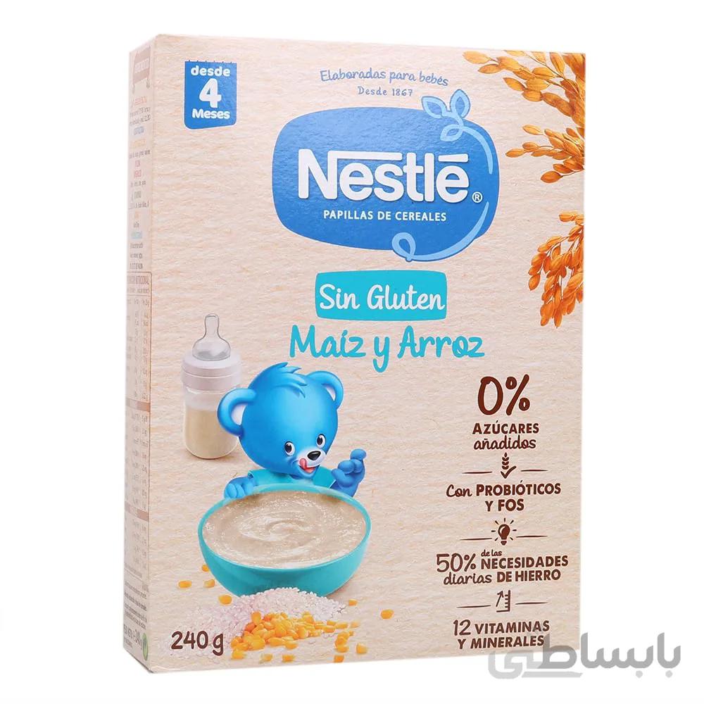 سرلاک وانیلی برنج و ذرت نستله بدون شیر و گلوتن Nestle