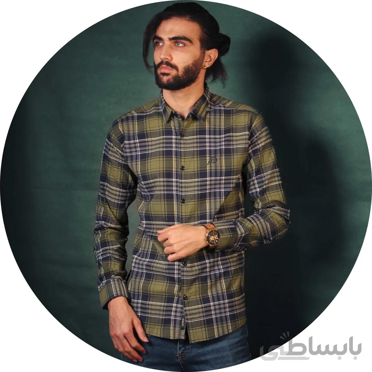 پیراهن مردانه پیکی پوش کد M02421 - L