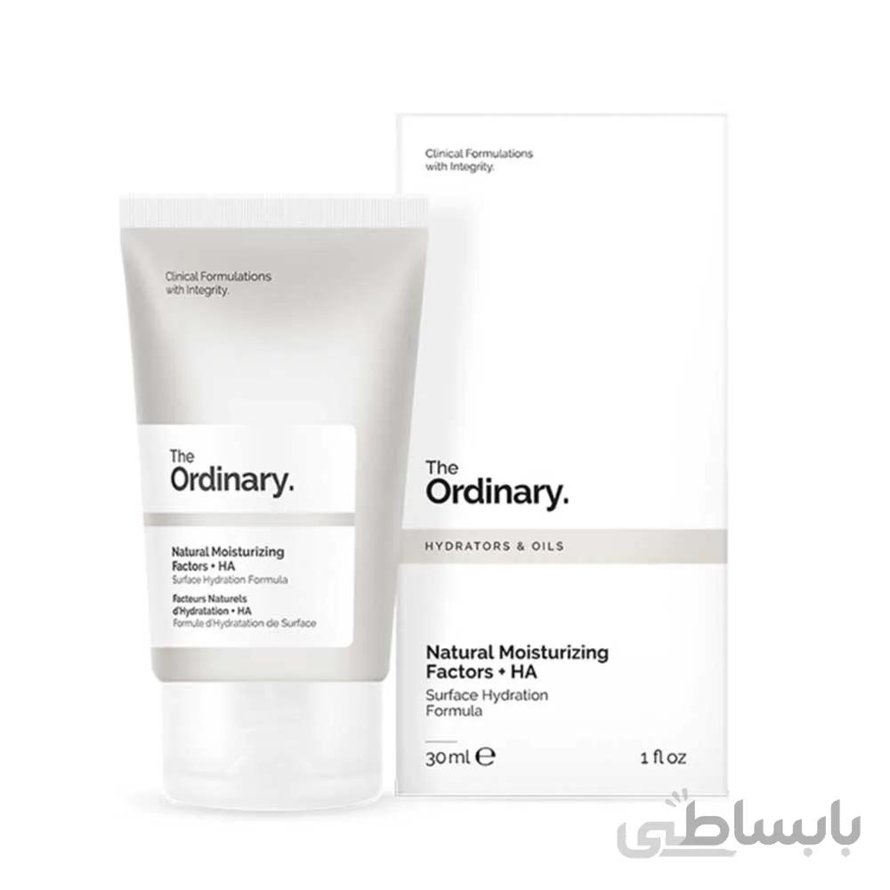 کرم مرطوب کننده اوردینری مدل natural moisturizin factors+haدر حجم30میلی لیتر ا ordinary moisturizing cream model natural moisturizin factors ha 30ml