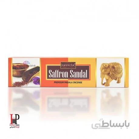 عود دست ساز صندل زعفران Saffron Sandal