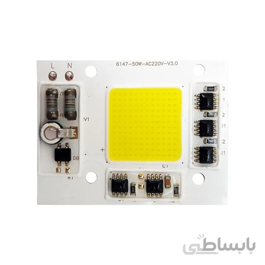 LED COB مهتابی 50W 220V با درایور داخلی 6147F