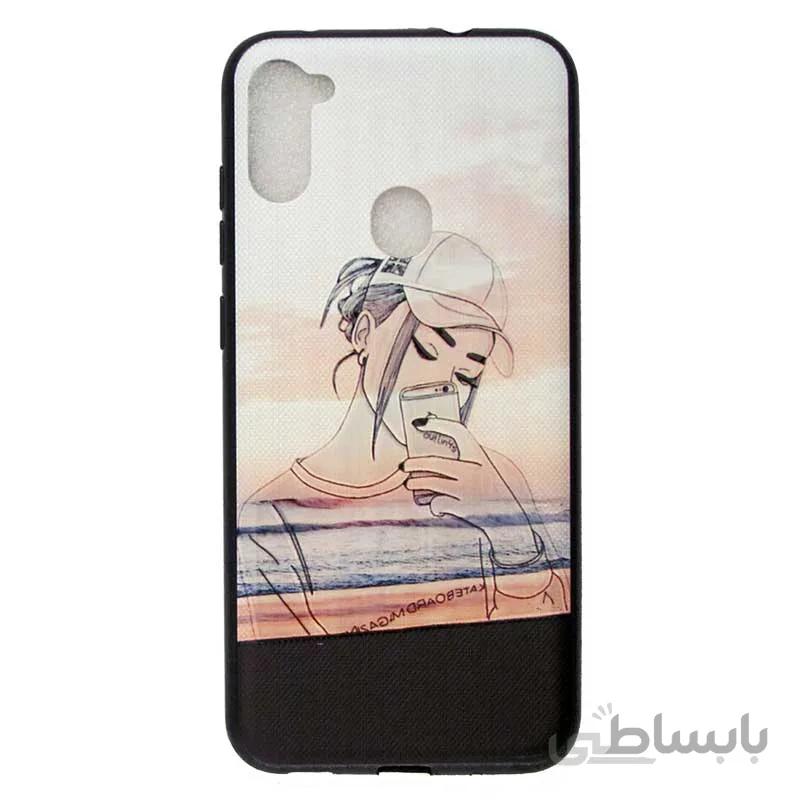 قاب فانتزی برجسته دخترانه طرح دار سامسونگ Samsung A11